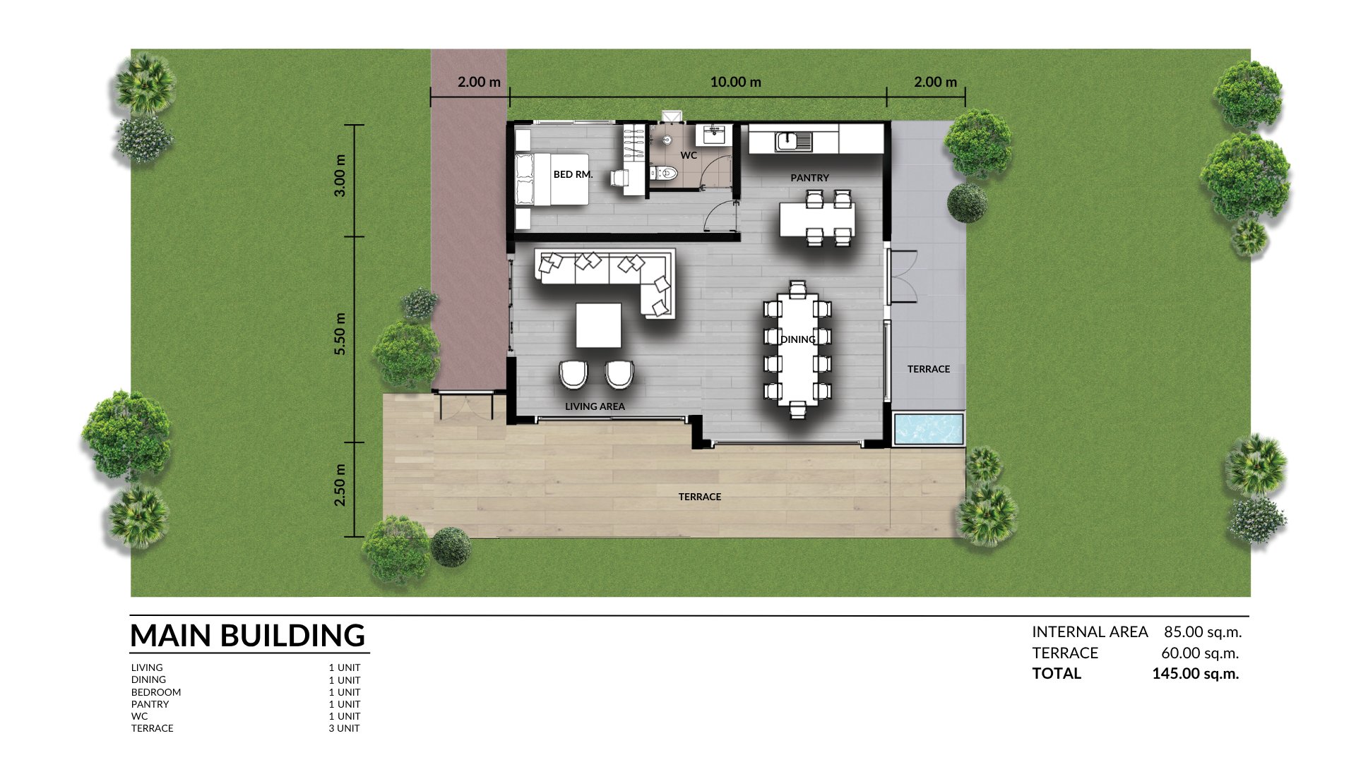 Main Building layout